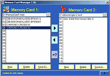 Download: Memory Card Manager 1.4 (41KB) Download: Icons for Memory Manager (8KB) Related Link: Memory Converters